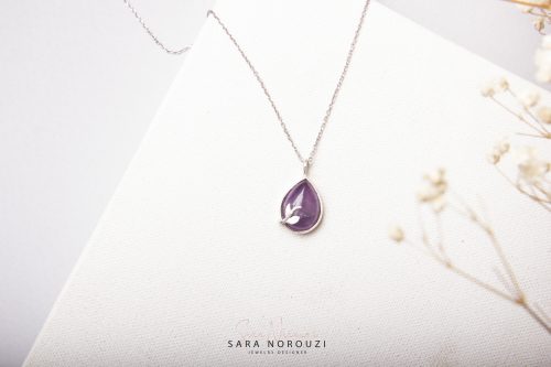 گردنبند نقره / جواهرات سارا نوروزی